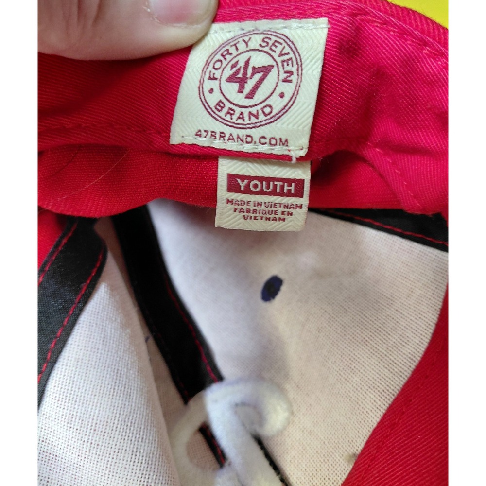47 Brand Philadelphia Phillies Youth Baseball Cap Embroidered Adjustable Strap - Picture 7 of 7